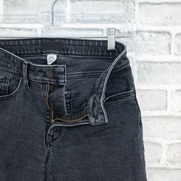 PORTER BLUE Women's Rebel Wide Leg Denim Jeans in Carbon black washed sz 25 - Picture 5 of 12